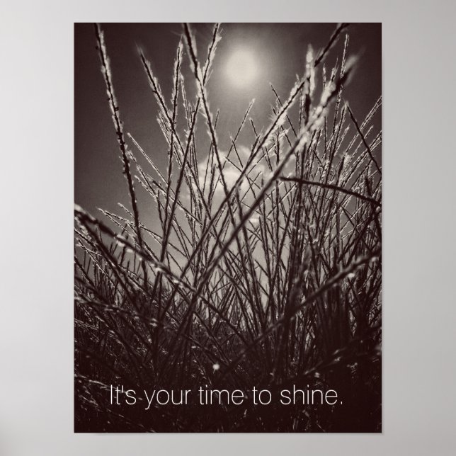 It's Your Time to Shine Poster Print (Front)