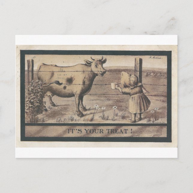 It's Your Treat! Postcard (Front)