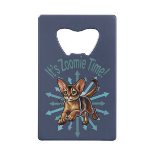 It's Zoomie Time Abyssinian Cat