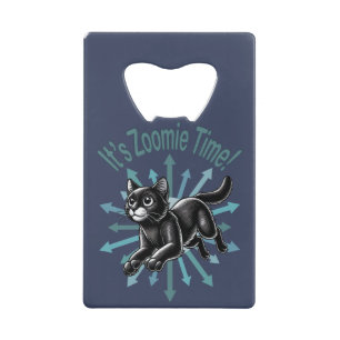 It's Zoomie Time Black Cat