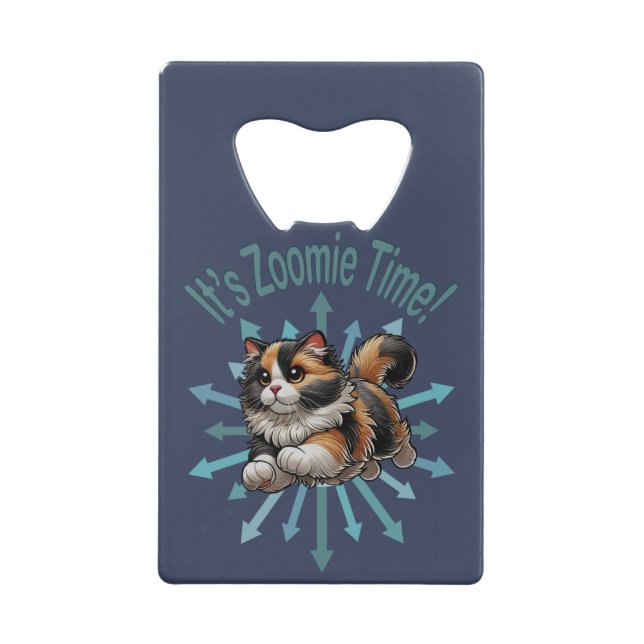 It's Zoomie Time Calico Cat (Front)