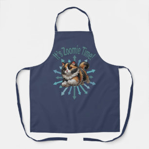 It's Zoomie Time Calico Cat Apron