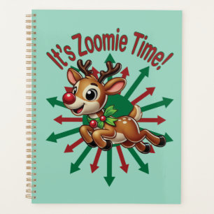 "It's Zoomie Time! Christmas Reindeer Planner