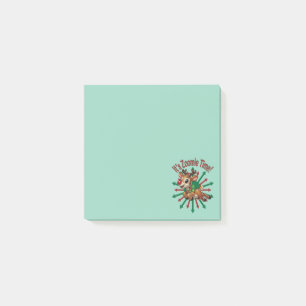 "It's Zoomie Time! Christmas Reindeer Post-it Notes
