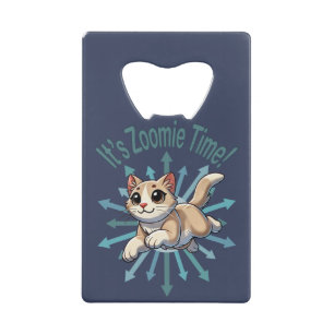 It's Zoomie Time Tan Bicolor Cat