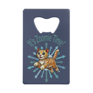 It's Zoomie Time Tiger Cat