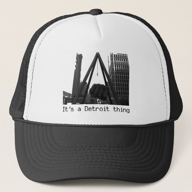 it'ss a detroit thing Trucker cap (Front)