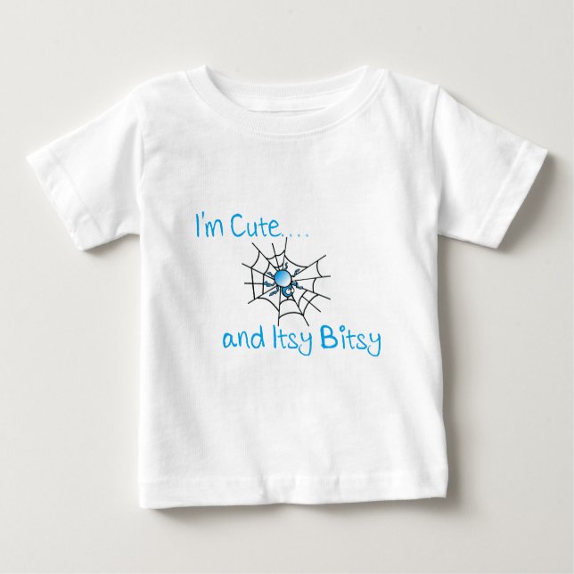 Itsy Bitsy Spider Boy Baby T-Shirt (Front)