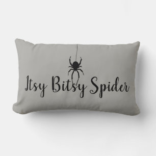 Itsy Bitsy Spider Halloween Throw Pillow