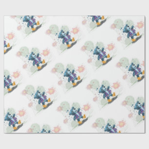 Itsy Bitsy Teddy Bear Willie Wrapping Paper