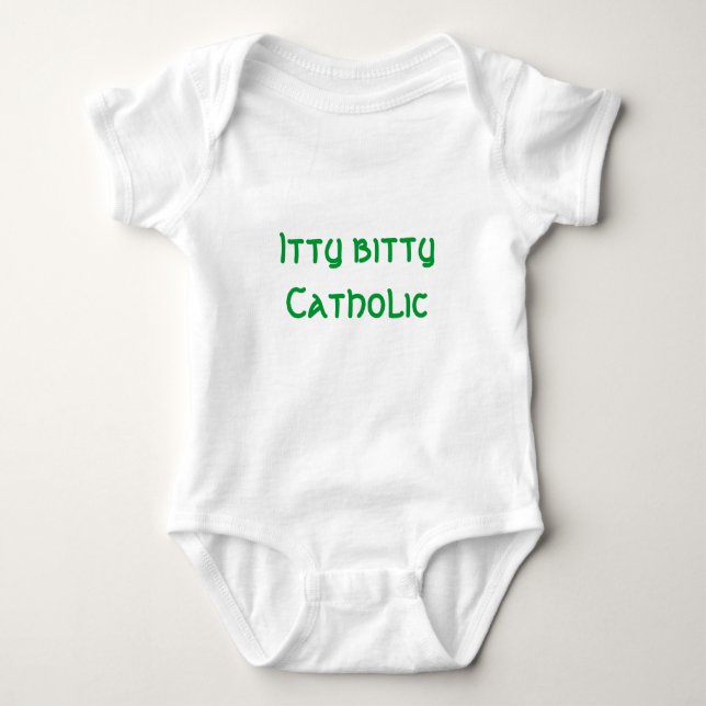 Itty Bitty Catholic Infant Creeper (Front)