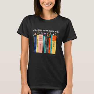 Itu2019s a Good Day to Read a Book Colorful Design T-Shirt