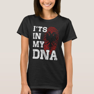 Itu2019s In My DNA Albanian Fingerprint Proud Alba T-Shirt