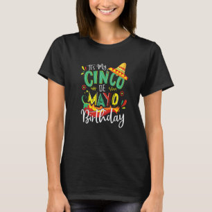 Itu2019s My Cinco De Mayo Birthday Mexican Boy Kid T-Shirt
