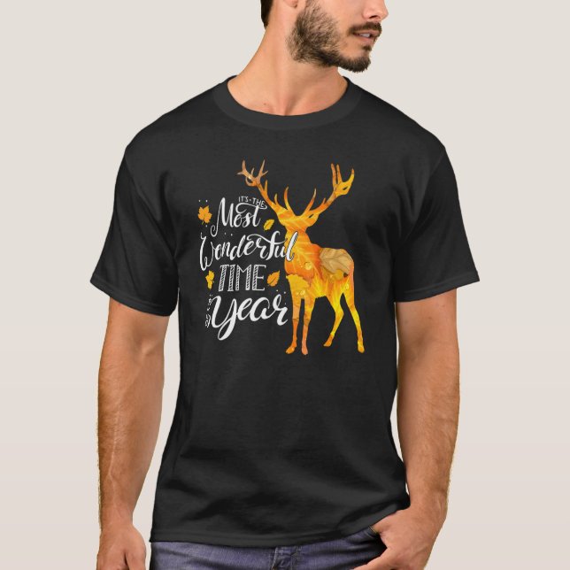 Itu2019s The Most Wonderful Time Of The Year Deer  T-Shirt (Front)
