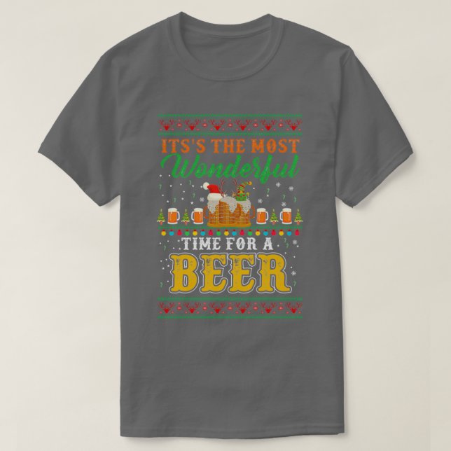 itx27s the most wonderful time for a beer 3 T-Shirt (Design Front)