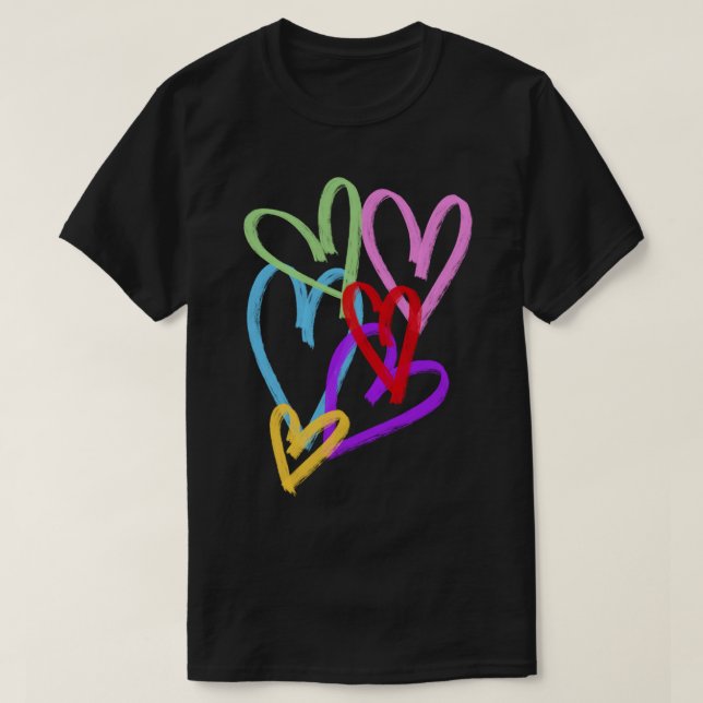 ITZY - Loco Hearts Sticker T-Shirt (Design Front)