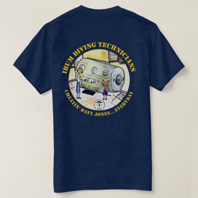 IUBUM Tech Davy Jones T-Shirt (Design Back)