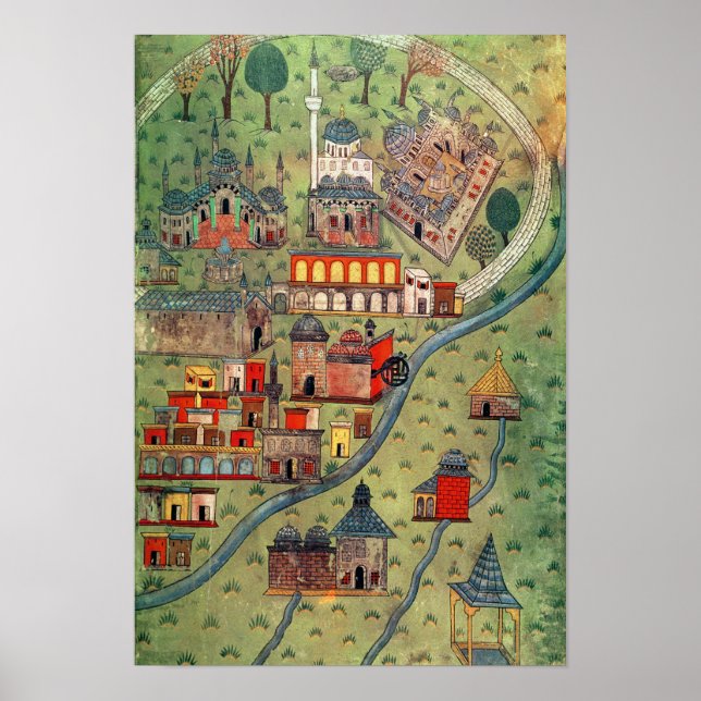 IUK T.5964 View of Eskisehir Poster (Front)