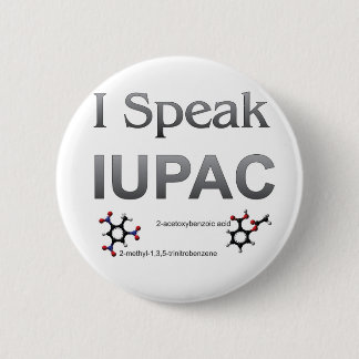 IUPAC International Union Pure & Applied Chemistry 6 Cm Round Badge