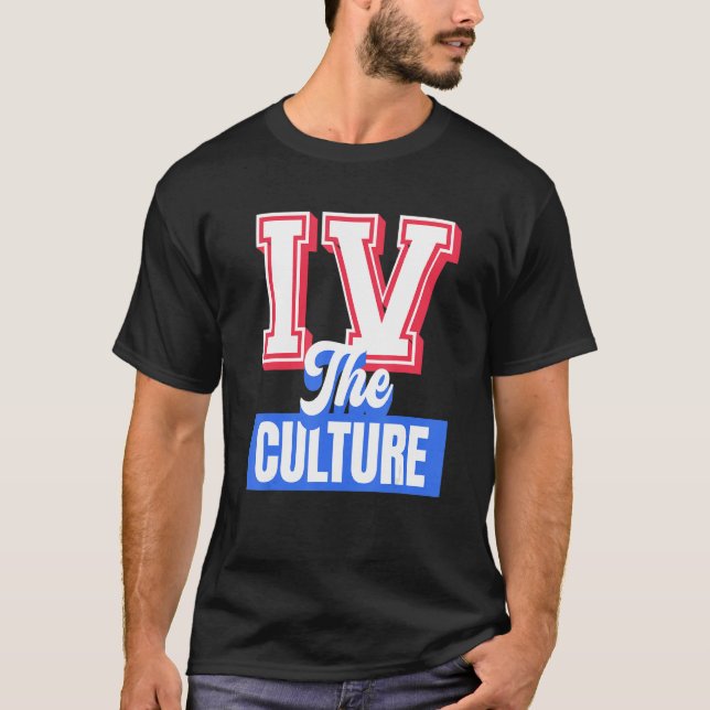 Iv Culture Black Girl Melanin Women Men Afro Ameri T-Shirt (Front)