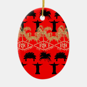 IV - Rio De Janeiro Ceramic Tree Decoration