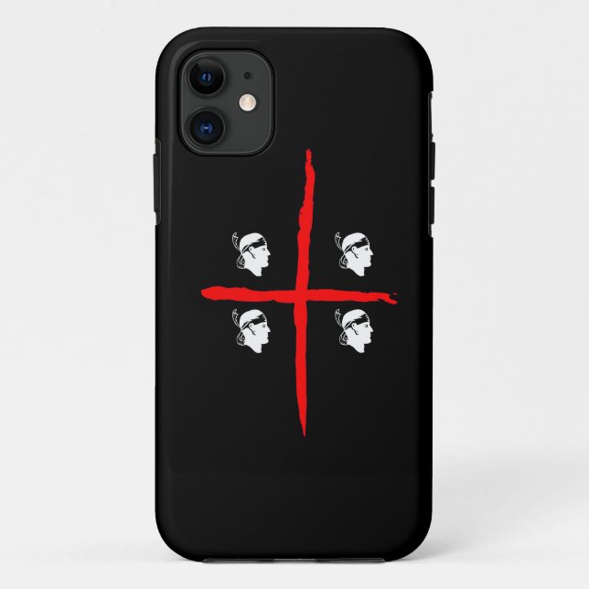 IV - Sardegna 4 Mori Black Case-Mate iPhone Case (Back)