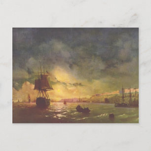 Ivan Aivazovsky- Odessa at night Postcard