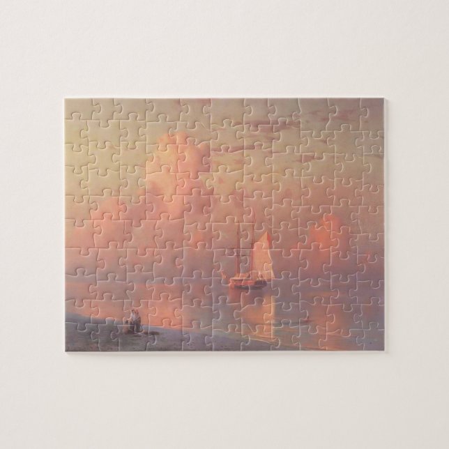 Ivan Aivazovsky- The sunset Jigsaw Puzzle (Horizontal)