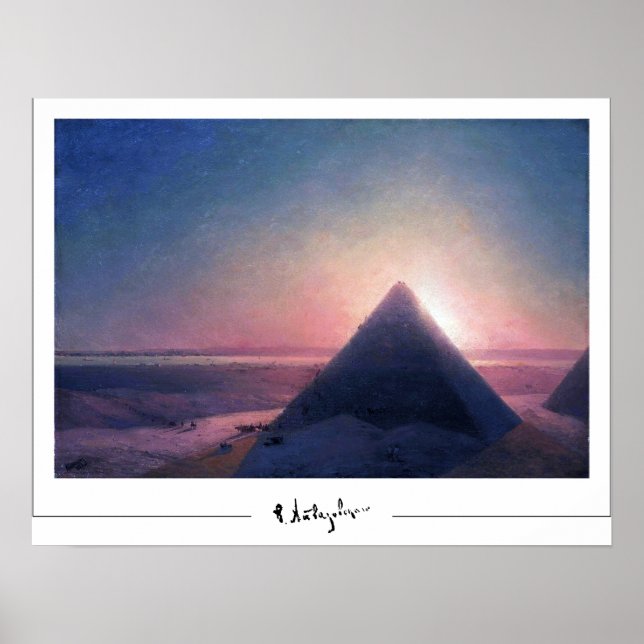 Ivan Aivazovsky Zedign Art Poster #205 (Front)