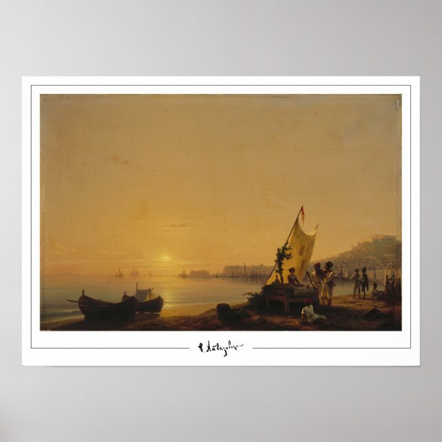 Ivan Aivazovsky Zedign Art Poster #219 (Front)