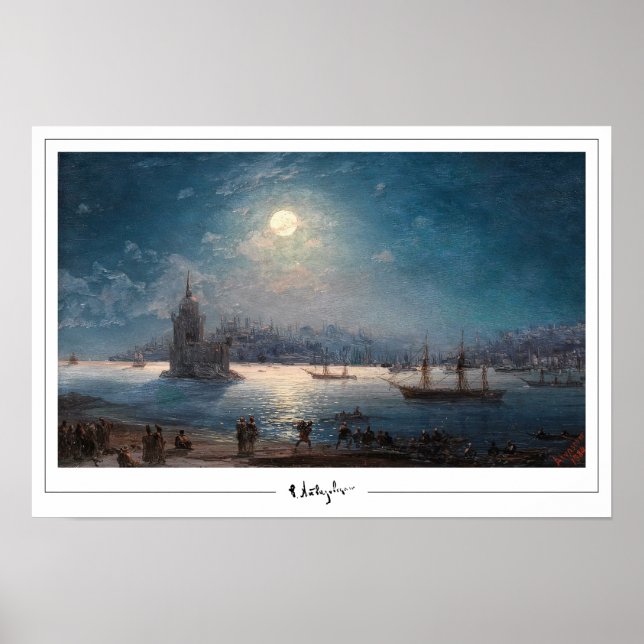Ivan Aivazovsky Zedign Art Poster #437 (Front)