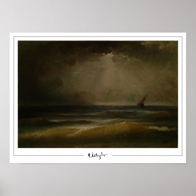 Ivan Aivazovsky Zedign Art Poster #552 (Front)