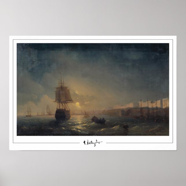 Ivan Aivazovsky Zedign Art Poster #559 (Front)