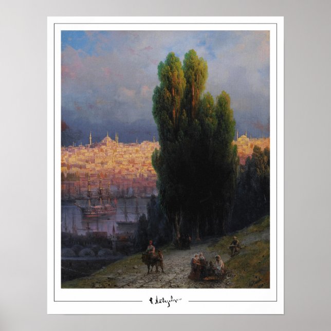 Ivan Aivazovsky Zedign Art Poster #629 (Front)