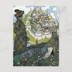 Ivan Bilbin - The Tale of Tsar Saltan Postcard