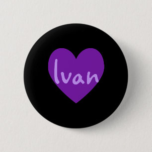 Ivan in Purple 6 Cm Round Badge