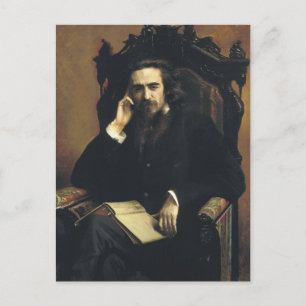 Ivan Kramskoy- Portrait of Vladimir Solovyov Postcard