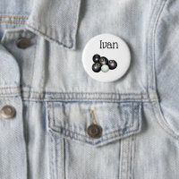 Ivan Name With Lawn Bowls Design, Badge
