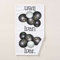 Ivan Name With Lawn Bowls Design,