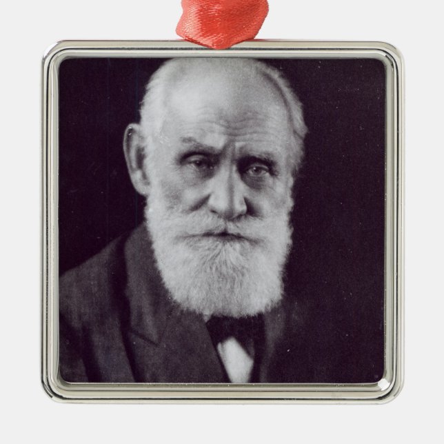 Ivan Petrovich Pavlov Metal Tree Decoration (Front)