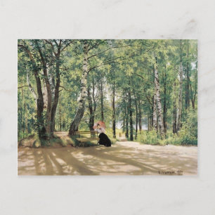 Ivan Shishkin- At the Summer Cottage Postcard