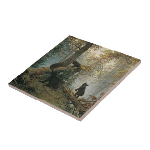 Ivan Shishkin- Morning in a Pine Forest Ceramic Tile