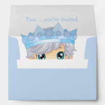Ivan the ice prince white and blue envelope