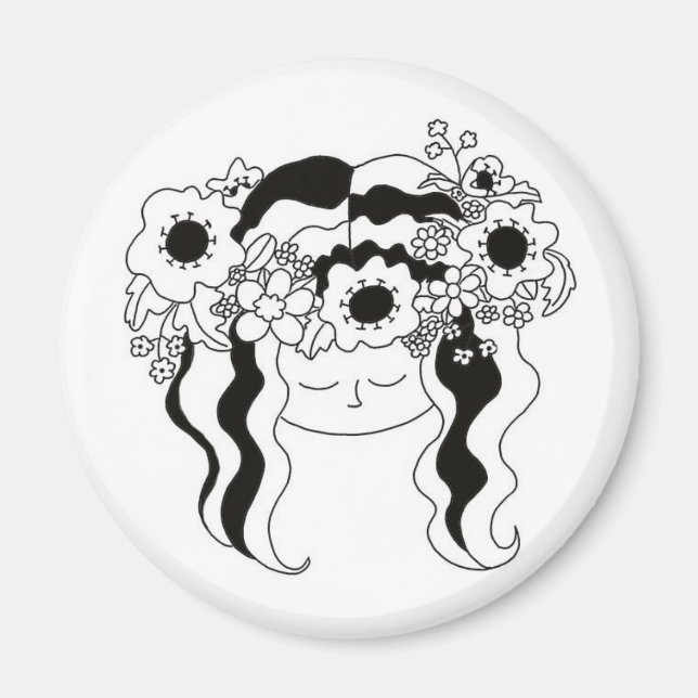 Ivana Kupala Ukrainian Folk Art Magnet (Front)