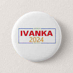 Ivanka Trump 2024 6 Cm Round Badge