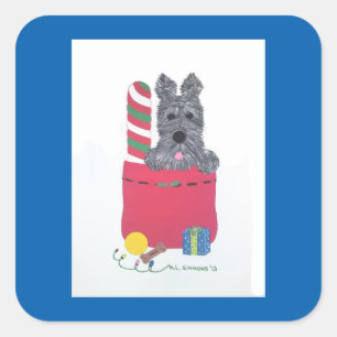 I'VE BEEN GOOD! SQUARE STICKER