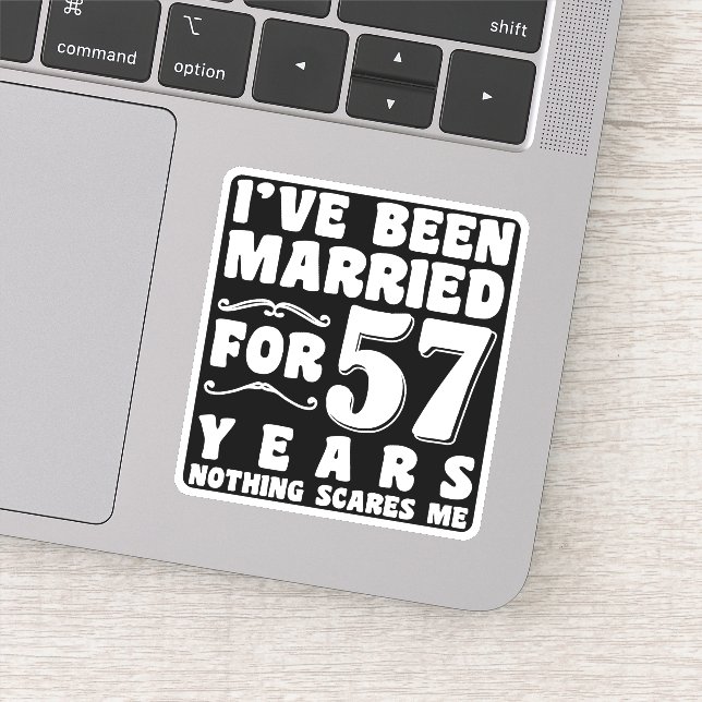 I've Been Married For 57 Years Birthday Present (Detail)