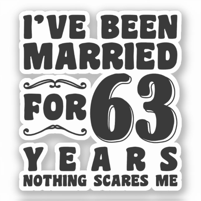 I've Been Married For 63 Years Engagement Present (Front)