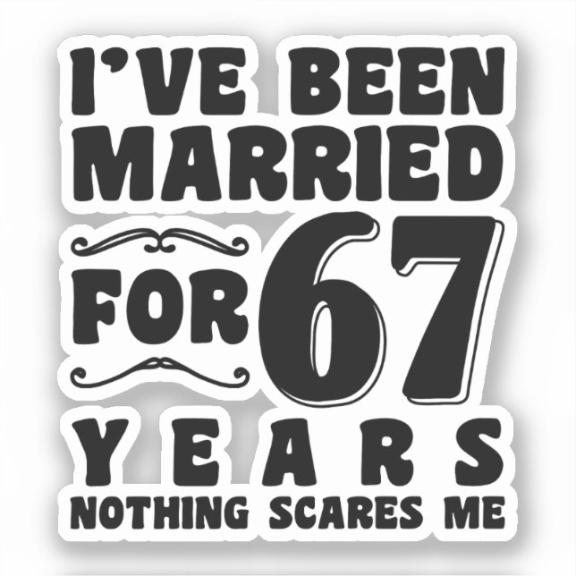 I've Been Married For 67 Years Grandparents Cool (Front)